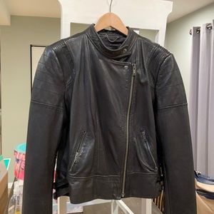 Leather Jacket . Woman’s.XL/TG By Banana Republic.